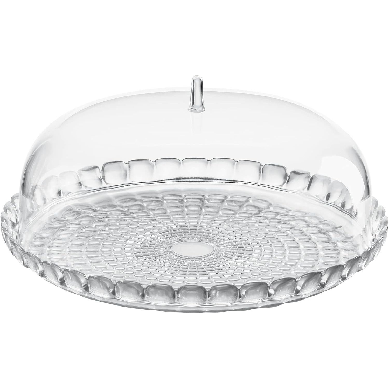 Guzzini Tortiera Tiffany trasparente Ø36 x h14 cm cod.19950000